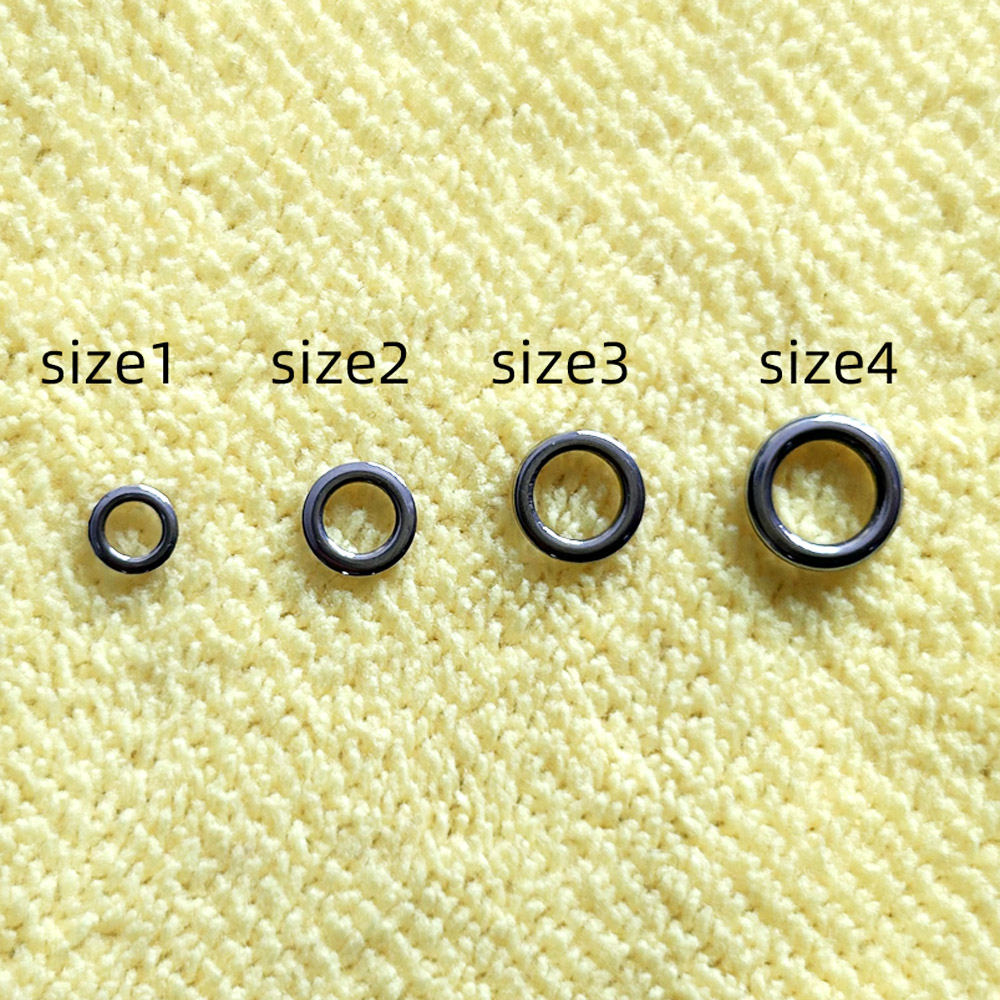 Fishing Equipment Cheap - DNDYUJU 50 個釣りソリッドリング釣りルアーコネクタステンレス鋼スナップ釣りアクセサリーソリッドリング SaltwaterTackle