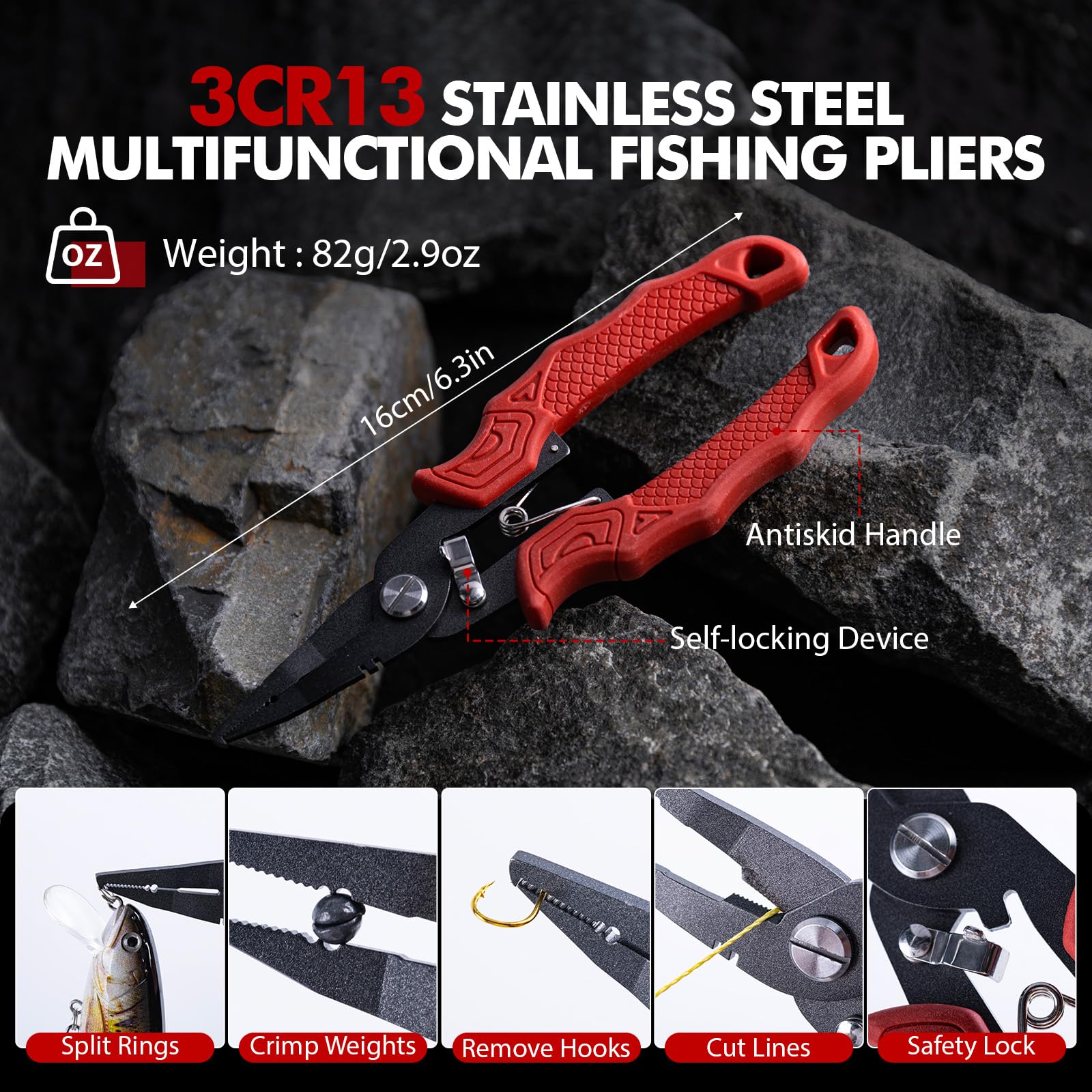 Goture 釣りアクセサリー フィッシングプライヤー フィ - Fishing Equipment Price のレビューと価格