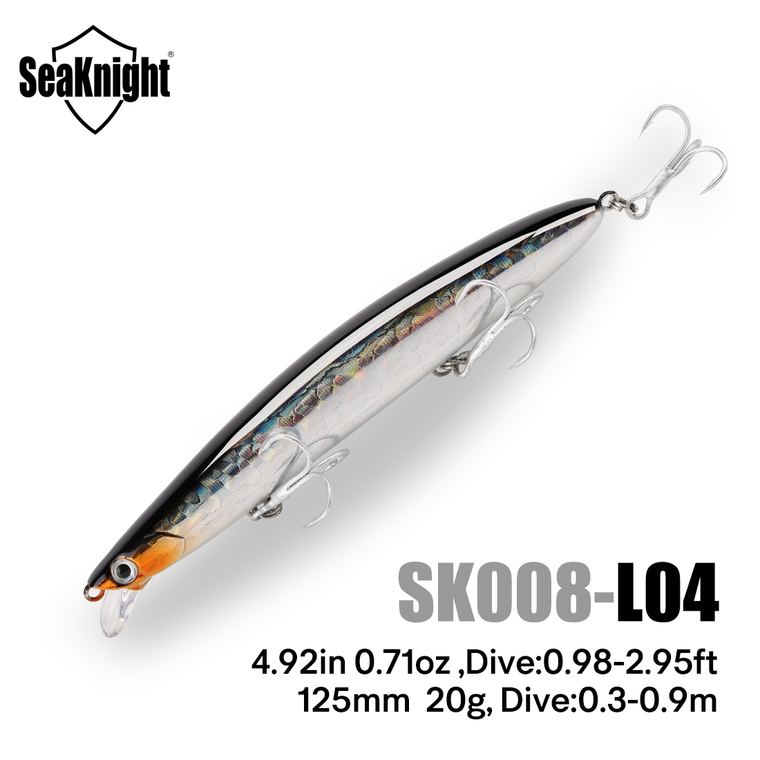 SeaKnightブランド 08 ミノー釣り餌 超遠投 シン - Fishing Equipment Brands のレビューと価格