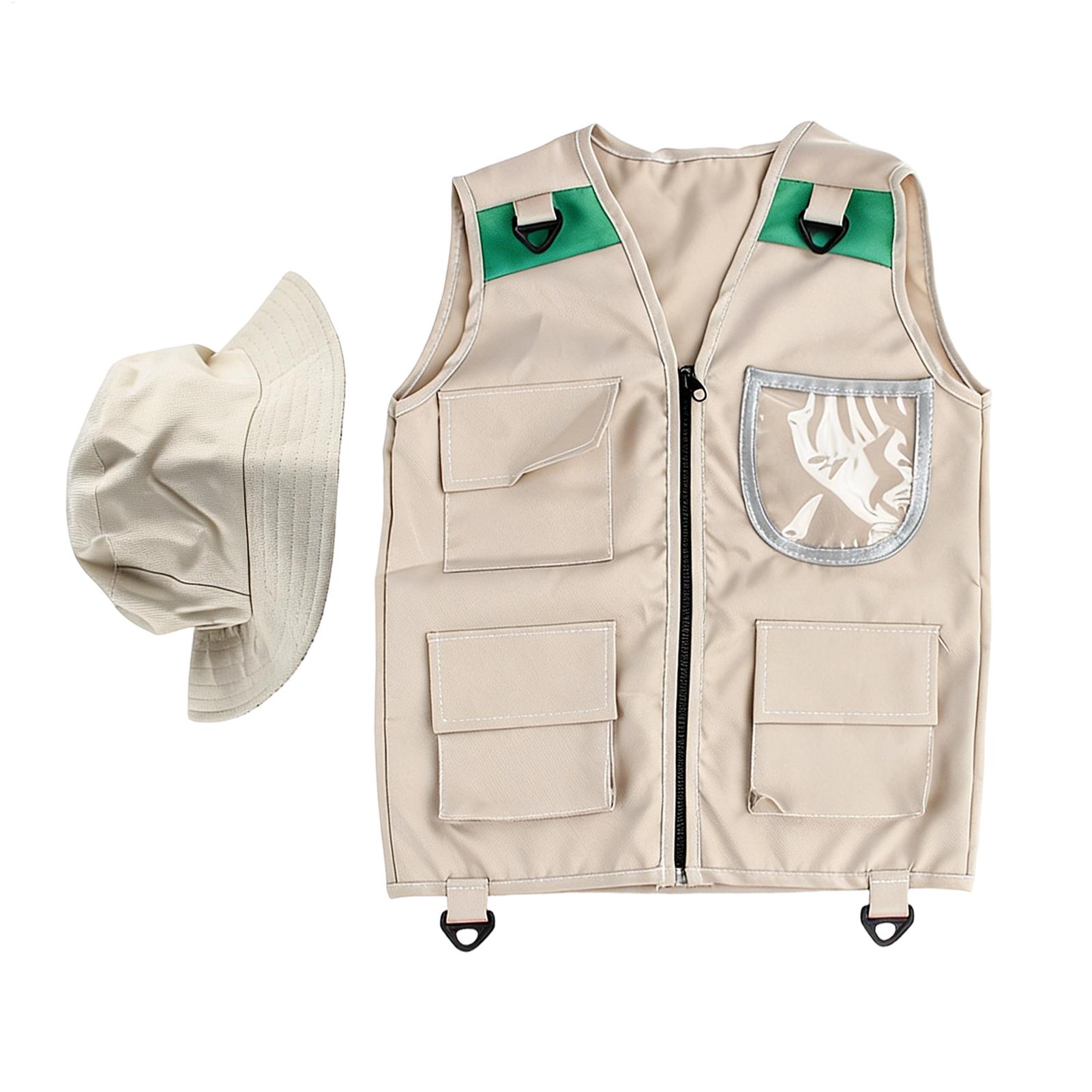 子供用アウトドア探検家服ベスト帽子キャンプ用品ロールプレイプ - Fishing Equipment To Sell のレビューと価格