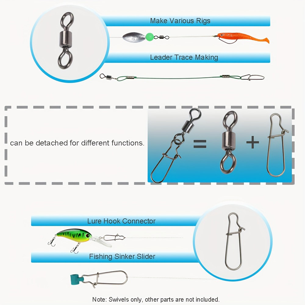 95/210個セット フィッシングコネクターギアキット 2- - Fishing Equipment Carp のレビューと価格