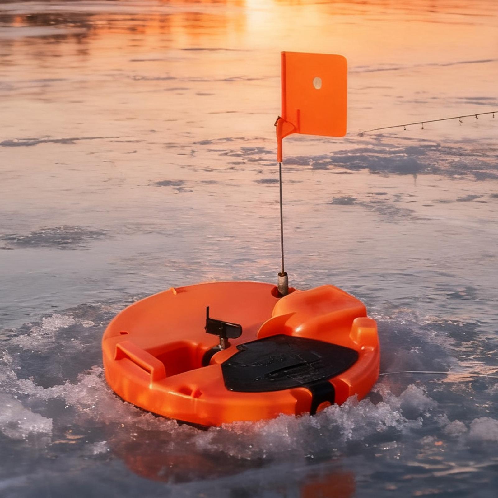 信号旗付き自動氷釣りティップアップ、耐凍・保温設計、冬の釣り - Ice Fishing Tip Up のレビューと価格