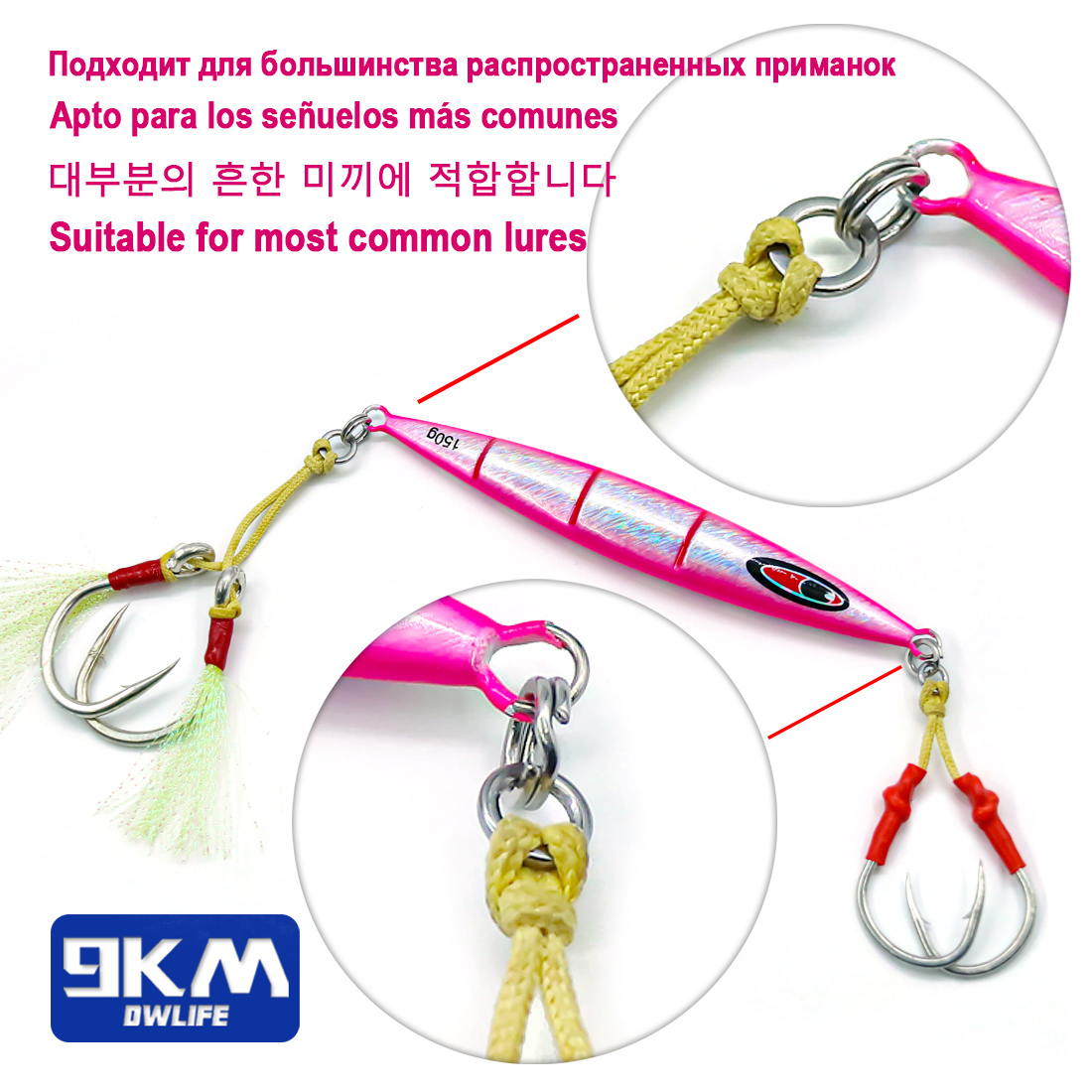 9KMソリッドリングフィッシング50個ステンレス鋼リングアシ - Fishing Equipment Carp のレビューと価格